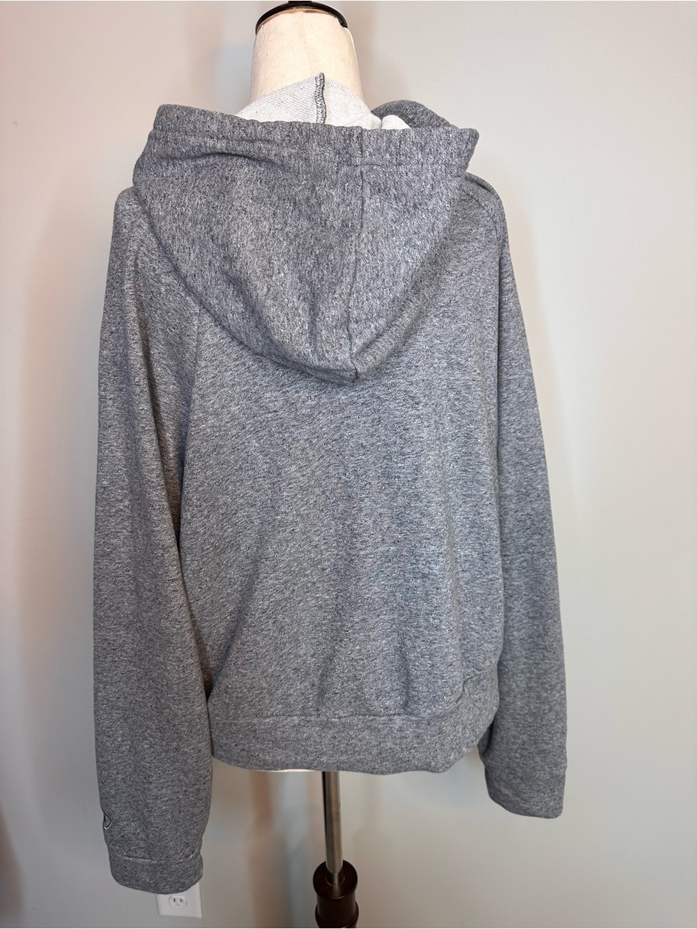 Sz M Vuori Colorblock Hoodie in heather grey - Picture 4 of 9